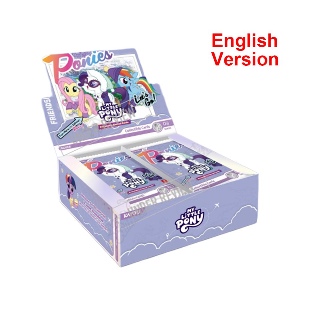 [NEW]KAYOU Genuine My Little Pony Cards English Version Rainbow Moon Edition Friendship Eternal Collectible Cards Kid Toy Gifts