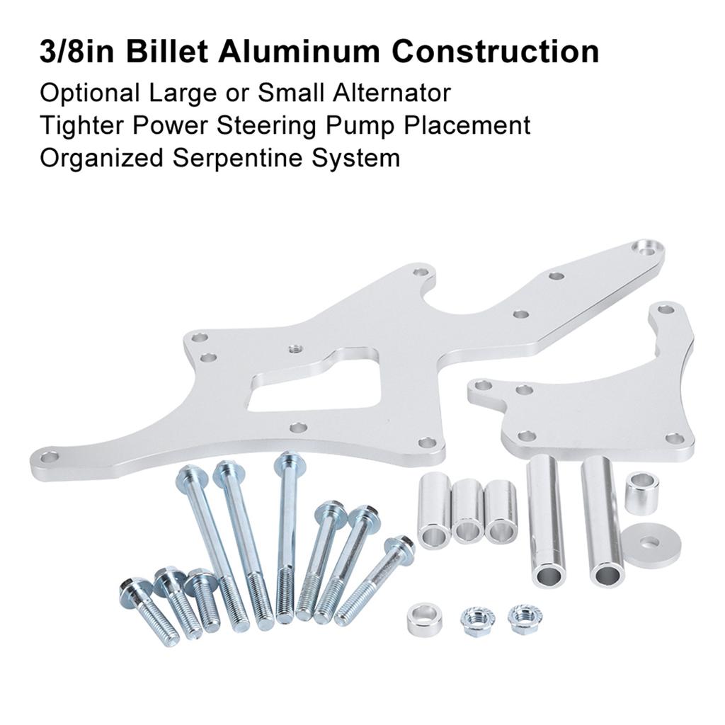 Кронштейн змеевика двигателя, генератор и насос гидроусилителя руля подходят для впускных коллекторов LS 26?1029