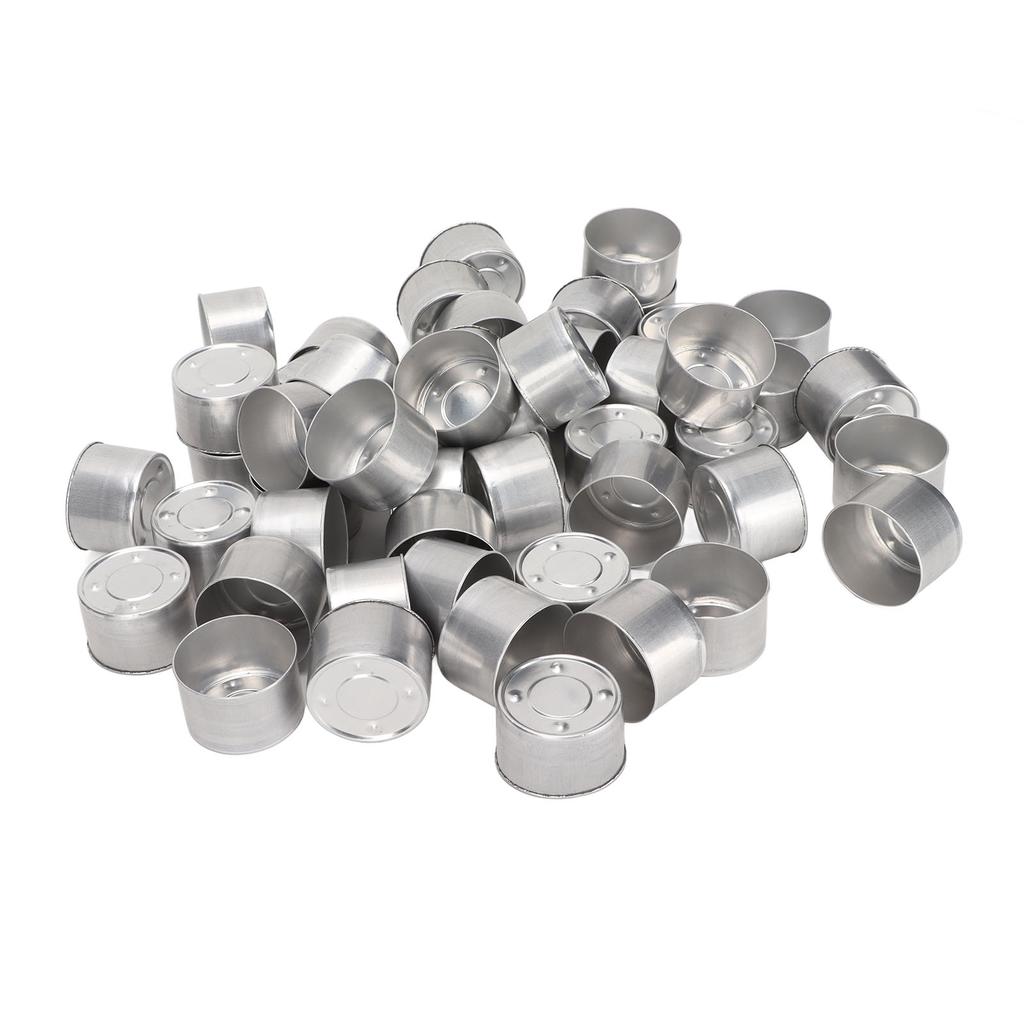 Пустая алюминиевая коробка, 100 шт., масляные лампы для ароматерапии, лампа, пустой контейнер для свечей