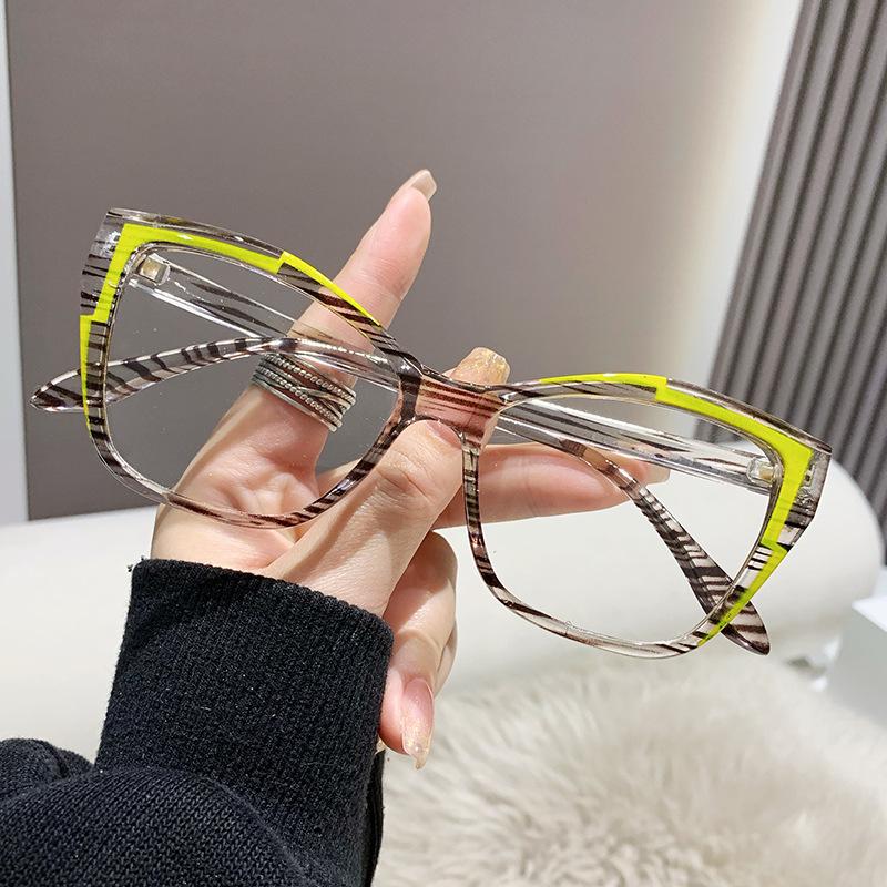 Optical Spectacle Eyeglasses Frames For Women Anti Blue Light Blocking Glasses Brand Designer Cat Eye Fashion Reading Glasses