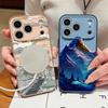Чехол с узором «Пейзаж снежной горы» для iPhone 17 Pro Max Магнитный для Magsafe Гибридный Тонкий Матовый Чехол для iPhone 16 15 14 13 Pro Max
