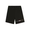 Li Ning Wade Sports Basketball Series Letter Print Sports Knit Shorts Men Shorts Black AKSR351-1