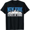 Нью-Йорк Сити Силуэт NYC NY США Америка Сувенир Подарок Футболка