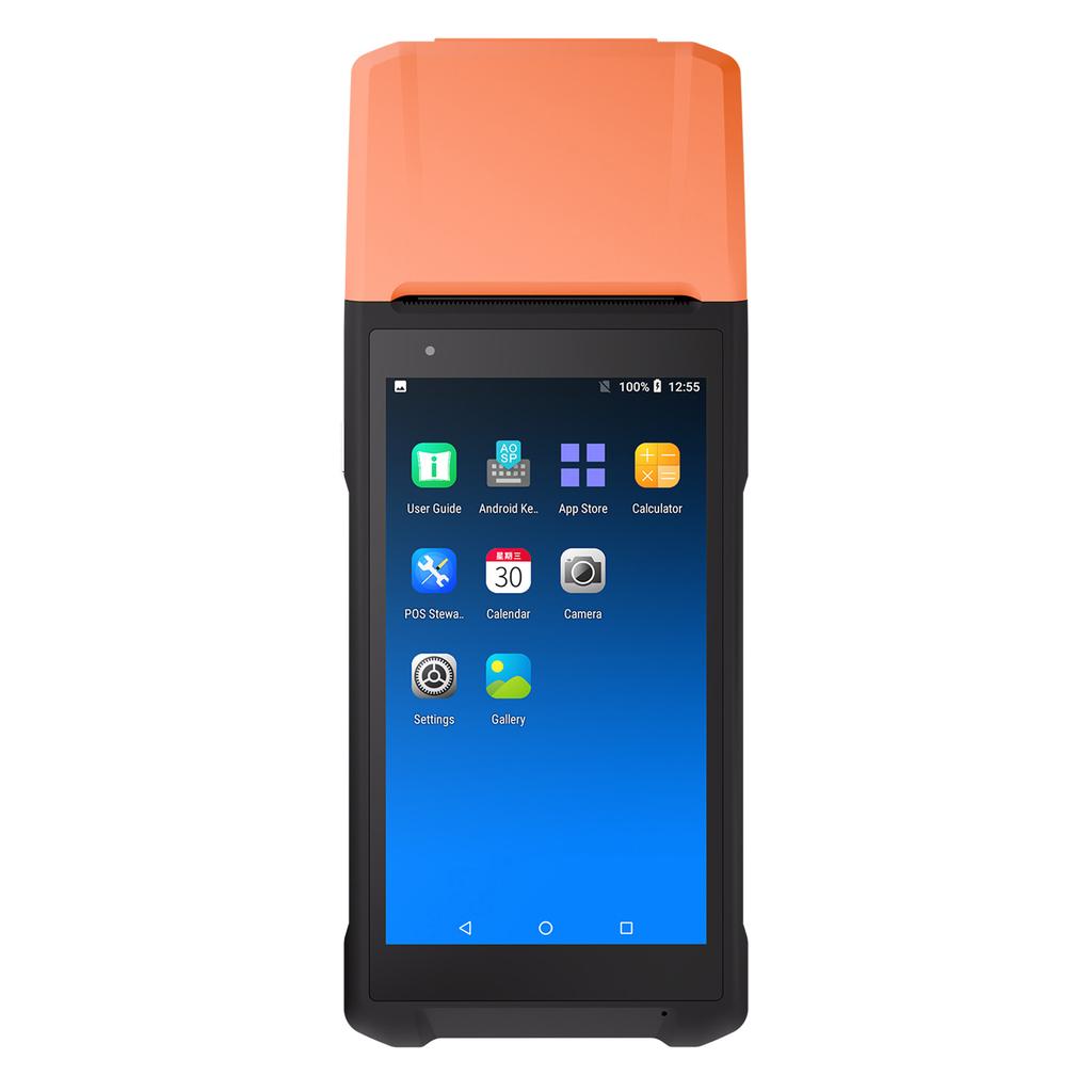 Android 11.0 Barcode Scanner 2D 1D Handheld POS Terminal 5.5 Inch Touchscreen PDA Scanner 2MP Camera for Warehouse