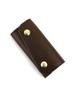 Leather Snap Button Key Case F 32 (Il Bisonte) (L) 5412305250 006 (Free) (Dark Brown)