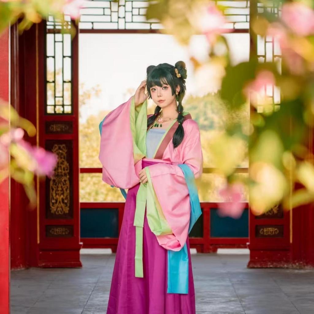 Аниме Кусурия Но Хиторигото Маомао Косплей Костюм Униформа Хэллоуин Вечеринка Аниме Ролевая Игра Наряд для Женщин