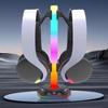 LED Lighting Gaming Headset Display Rack Black Headphone Bracket Desktop Display Holder  Desk