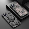 Butterfly Pattern Wireless Charge Magnetic Case For iPhone 16E 16 Pro Max 15 Pro 14 13 for Magsafe Soft Edge Shockproof Matte Clear Phone Cover