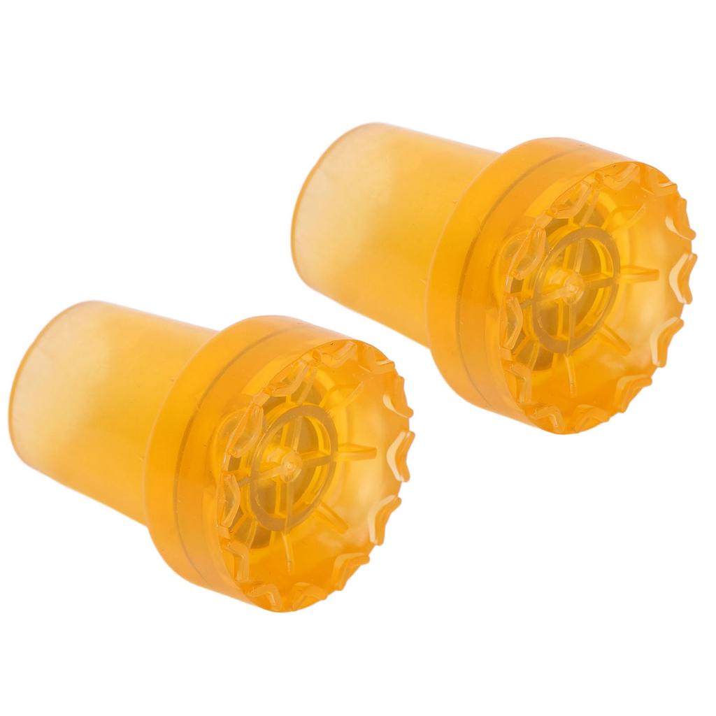 2pcs Crutch Feet Pads Wear Resistant Protective Round Foot Design 360 Degree Rotatable Thickened