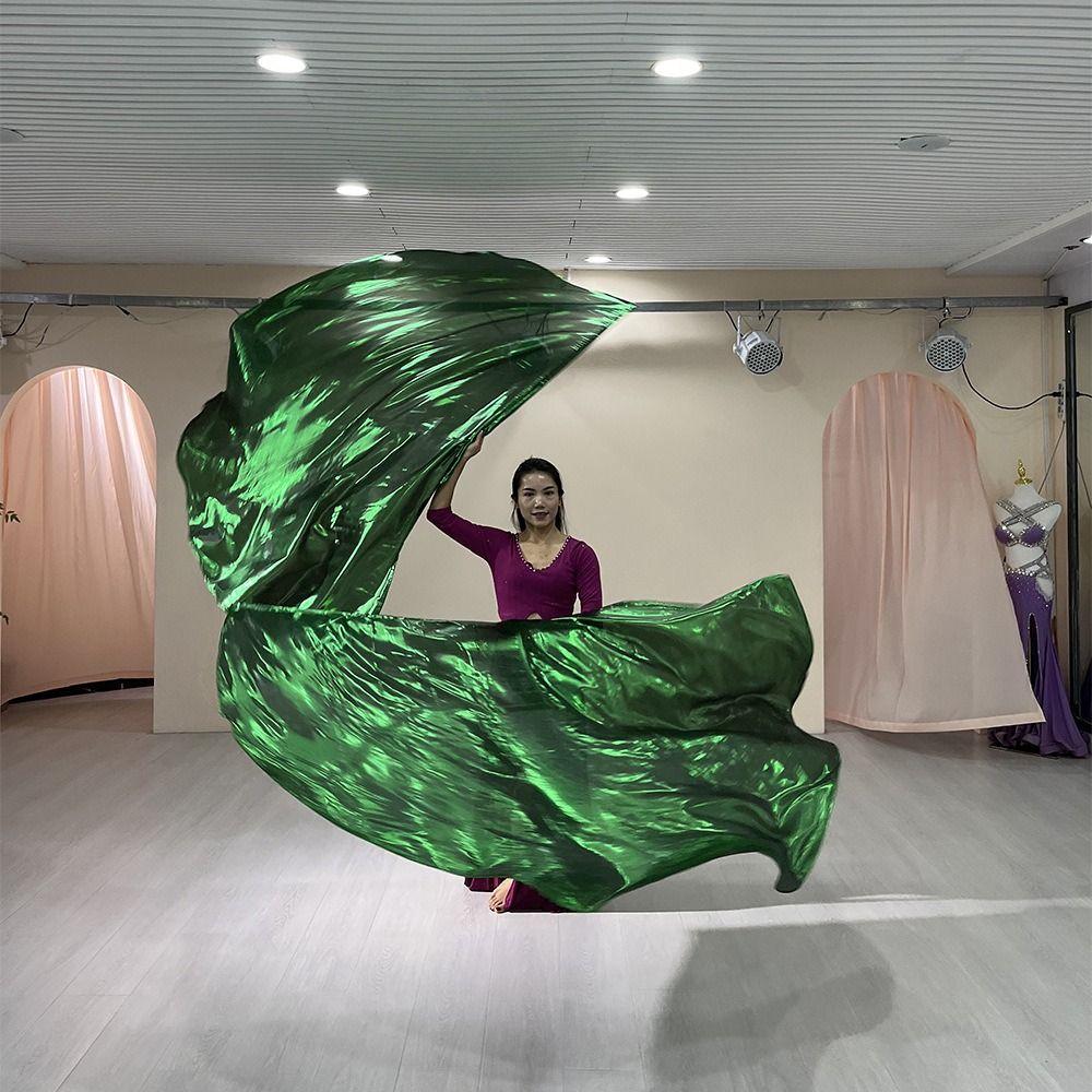 with Telescopic Sticks Belly Dance Accessories Props Multicolor Colorful Scarves Flag Dance Props