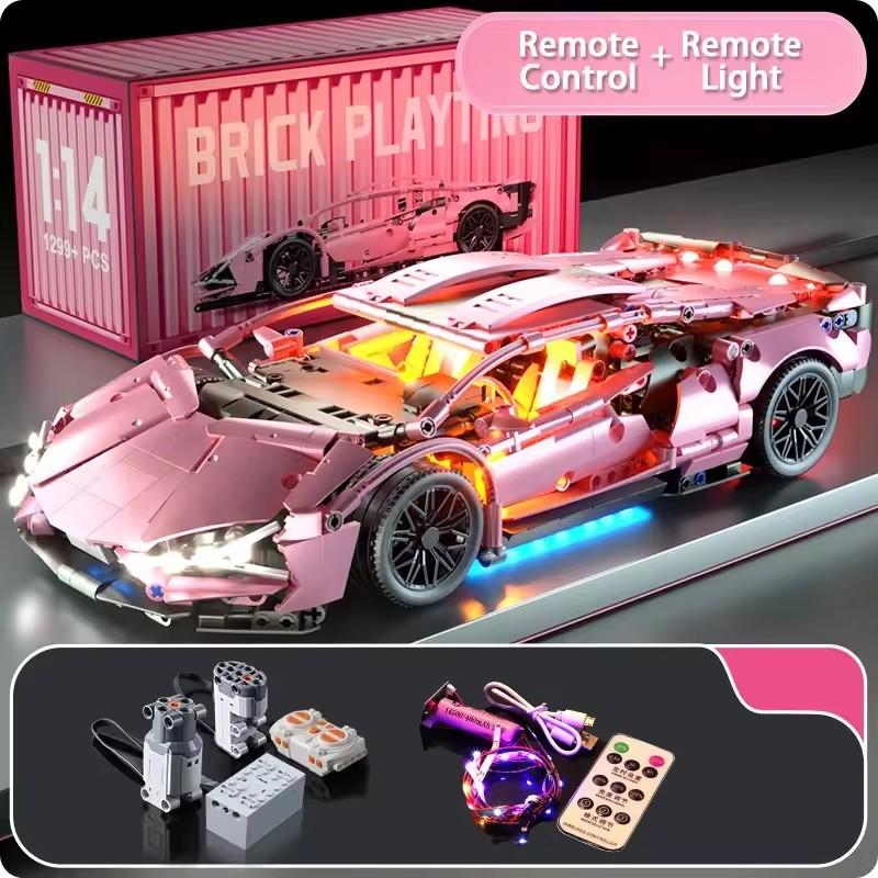 Technical Super Racing Car Building Blocks for Adults, Famous Sports Car Model Bricks, Assembly Toys, Holiday Gift, MOC