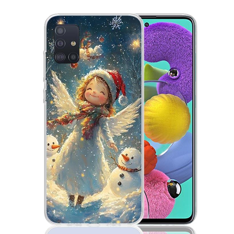 Cute Elf Angel Girls Phone Case for Samsung Galaxy A52 A51 A50S A12 A22 A32 A72 A10S A30S A31 A71 Note 20 Ultra 10 Plus S10 Gala