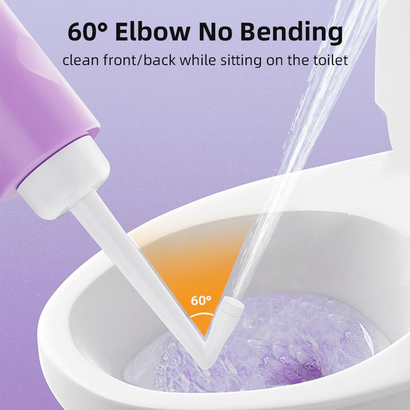 Muslim Feminine Vagina Washing Travel Shattaf Outdoor Toilet Bathroom Clean Anus Peri Bottle Retractable Nozzle Personal