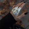 Необычное кольцо на палец Минималистичный стиль Плиссированное кольцо Уникальное кольцо на сустав для унисекс ношения