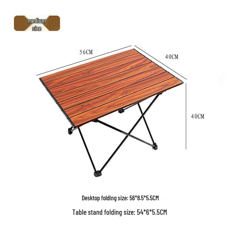 ZISIZ Portable Folding Camping Table