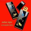 High-Power Rechargeable Windproof Flip Lighter for Men