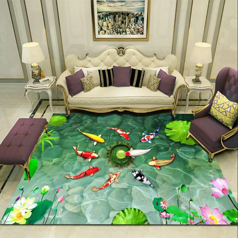 3D Коврик для гостиной Ковер Спальня Полная кровать Прикроватный коврик для ползания Журнальный столик Коврик для входной двери
