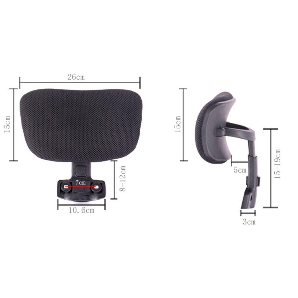 Black Lift Headrest Plastic Office Chair Head Pillows Computer Chair Headrest  Neck Protection