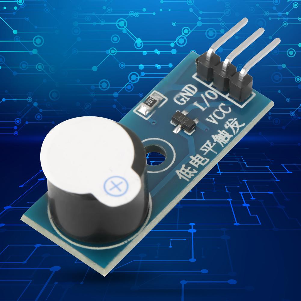 5 шт. Активный модуль зуммера сигнализации 3,3 В 5 В для электронных игрушек, тревожных устройств, таймеров