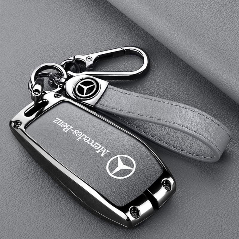 CRL1 Car Smart Remote Key Case Fob Cover Bag For Mercedes Benz A C E S G Class GLC CLE CLA GLB GLS W177 W205 W213 W222 X167 AMG