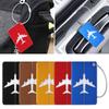 Aluminium Stainless Steel Reusable Travel Luggage Tags Labels with Ropes Suitcase Labels Bag Tag