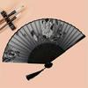 Women's Folding Paper Hand Fan, Suitable for Chinese Fans At Parties, Bamboo Folding Fan, Suitable for Weddings and Decorations