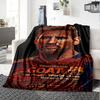 Messi Personalized Name Blanket Throw Customizable Blanket Ultra-Soft Great for Sofa Bed Office Chair Nap Four Seasons Multipurpose