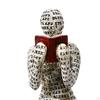 Статуэтка читающей женщины Абстрактная статуя для декора книжной полки Подарок на день рождения Стиль А