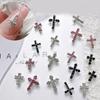10 шт. 3D крестовые charms для ногтей, сплав, ретро крестовые charms для ногтей, украшения, DIY, сплав, украшения для ногтей
