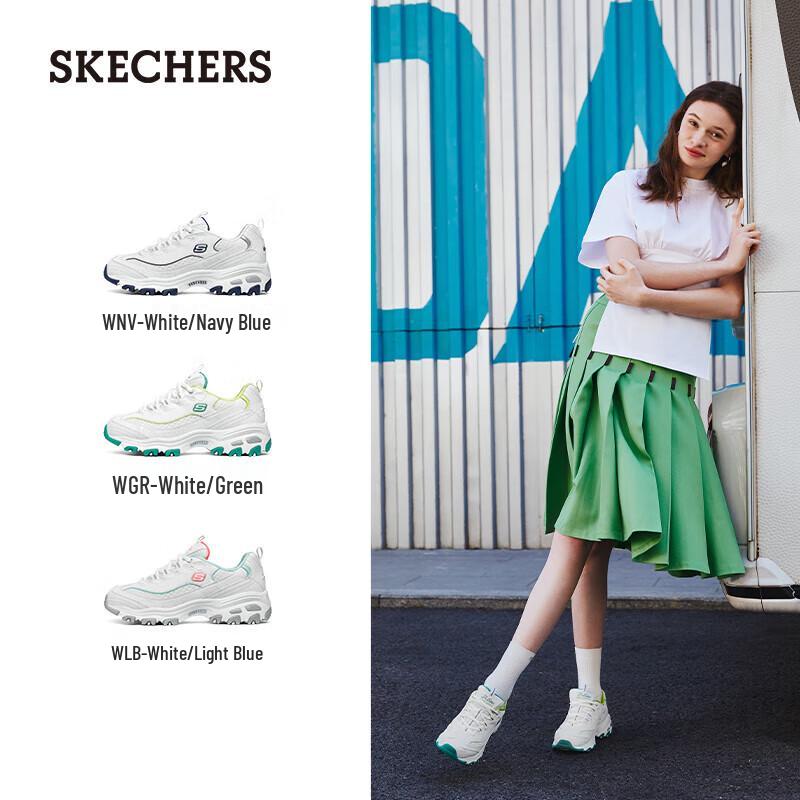 Skechers Women's Little White Bear Thick-Sole Casual Sneakers