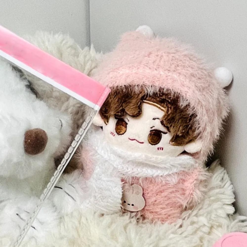 Шляпа Одежда для куклы Наряд Футболка Набор для переодевания куклы Одежда для хлопковой куклы 10 см Детский подарок