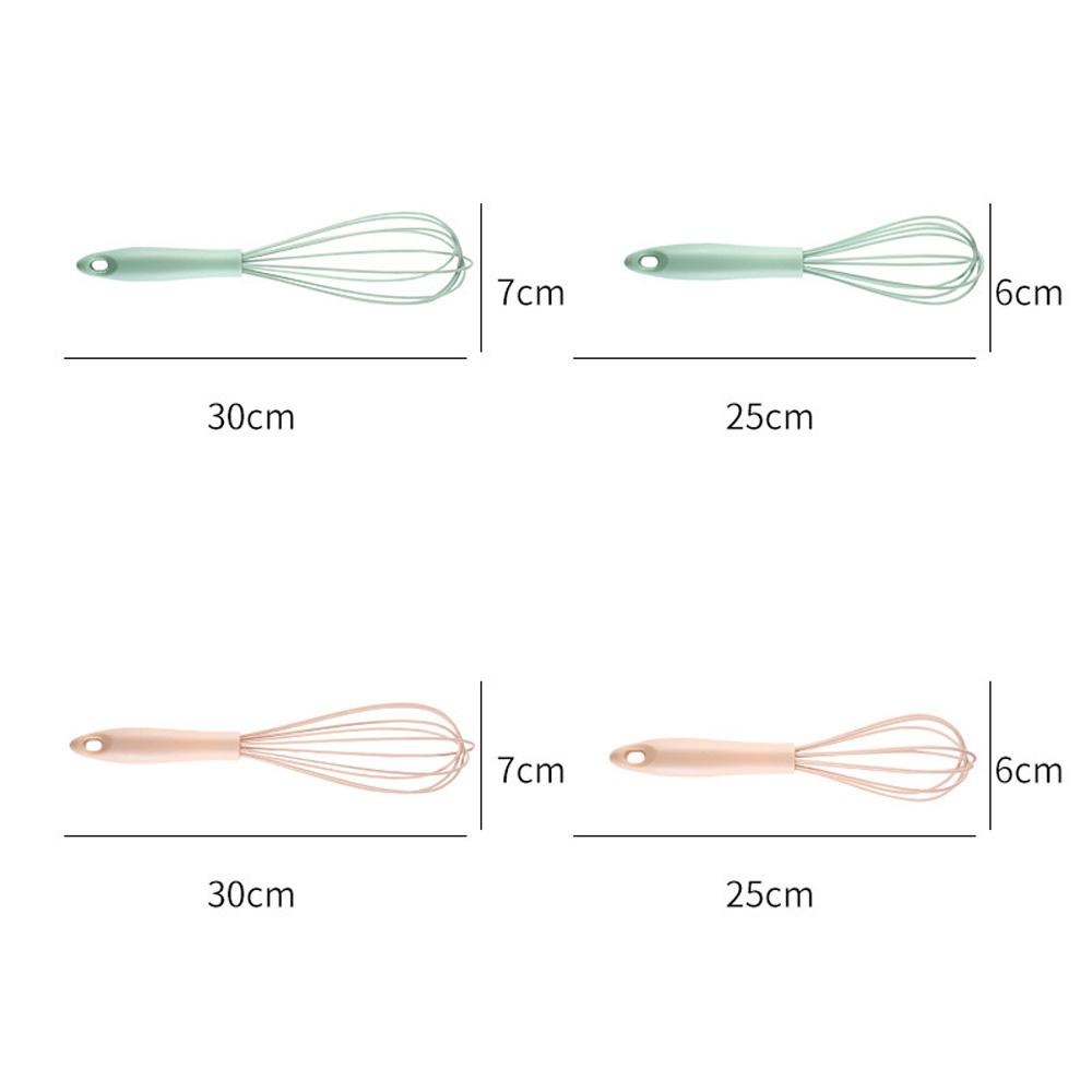 Fashionable Kitchen Accessories Silicone Handle Cook Egg Beater Stirring Whisk Blender Egg Mixer