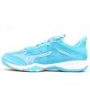 Wave Claw Neo 2 Breathable Non-Slip Durable Low-Top Badminton Shoes Unisex Shoes Blue Bright-Orange 71GA227011