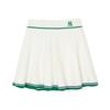 New MLB New York Yankees Casual Short Skirts Women's Cream White 3FSKV0343-50CRS