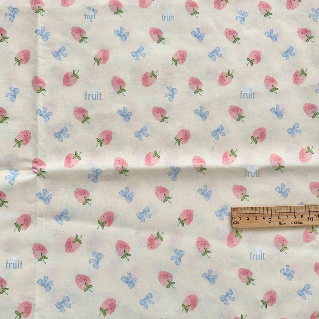 Цифровая печать 100% хлопок корейская мультяшная цветочная ткань для женской, детской и взрослой одежды