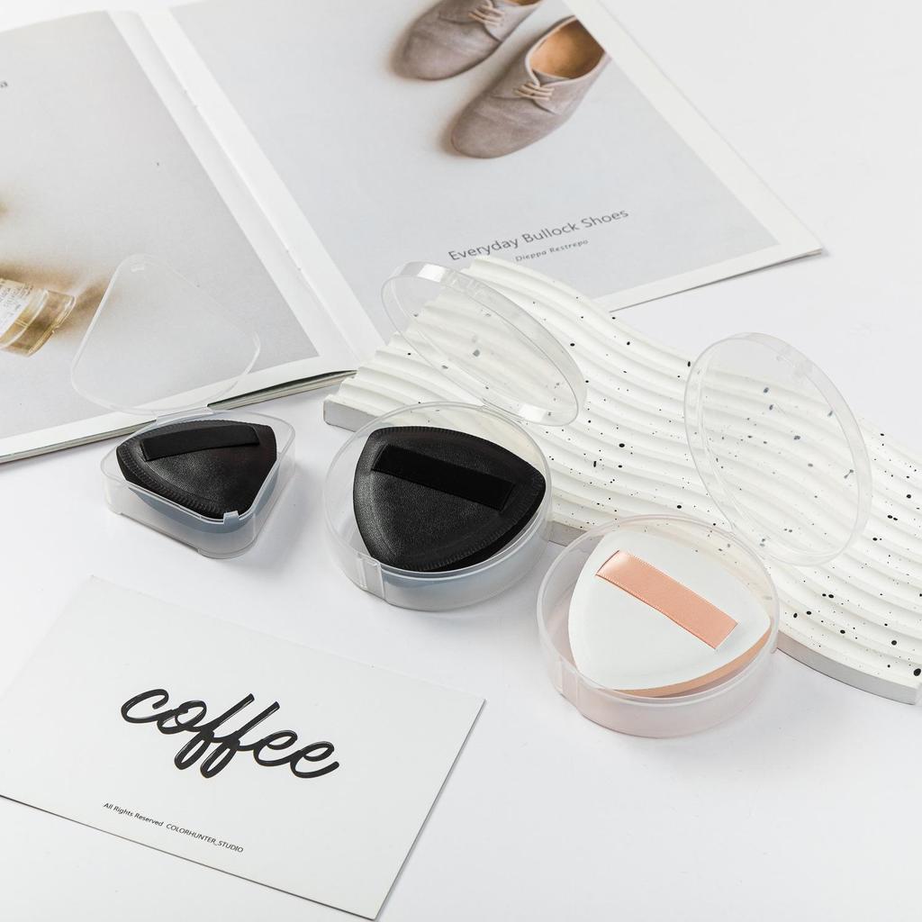 100% Хлопок Двусторонний Зефирный Спонж для Лица Консилер и Спонж для Нанесения Пудры