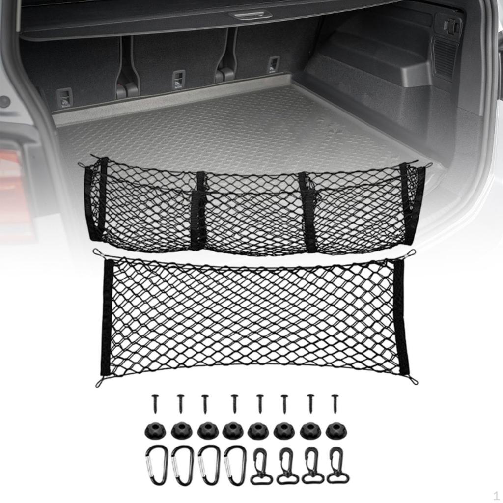Сетка для хранения багажа автомобиля Простые износостойкие аксессуары Простота использования багажника