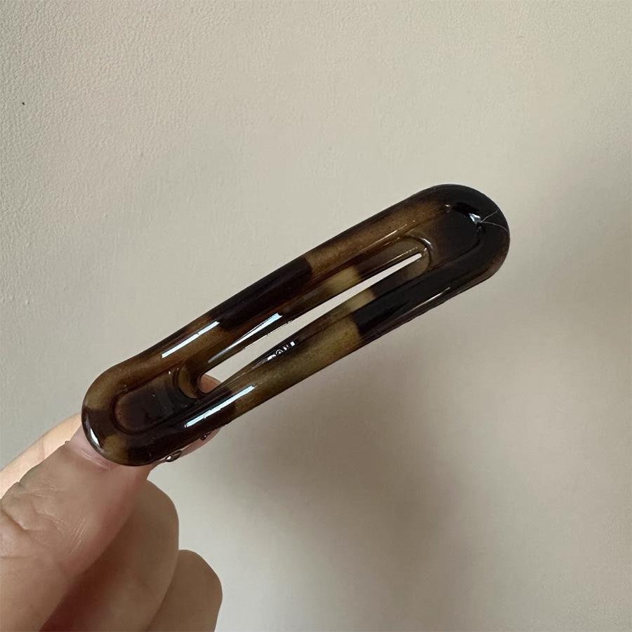 2 шт. Большие заколки для волос с леопардовым принтом, Зажимы-уточки, Нескользящий захват для укладки задней части головы, Женские модные заколки для волос