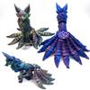 3D Printed Multi-joint Movable Model Nine-tailed Fox, Home Decoration, Children's Birthday Gift Toy