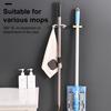 Wall Mounted Mop Organizer Broom Holder Strong Load-bearing Non-Slip Design Waterproof Mop