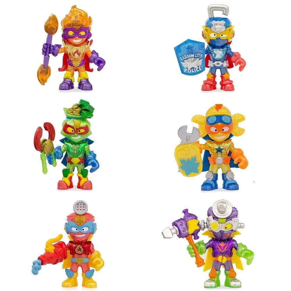 Superthings Новая Серия Коллекционные Игрушки The Kazoom Kids С Боевым Аксессуаром Рождественские и Дни Рождения Подарки для Мальчиков Безопасные Развлекательные Игры для Детей