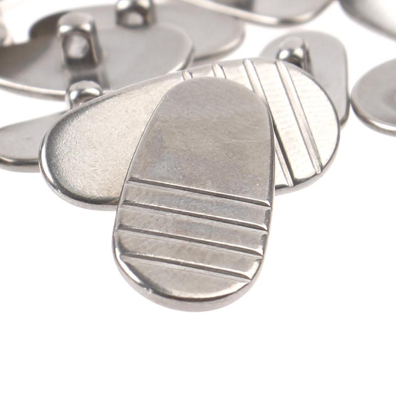 1 пара носоупоров титановые каплевидные ввинчивающиеся для очков противоскользящий фиксатор