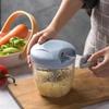 1 Pcs New Mini Manual Garlic Grinder Household Garlic Puree Grinder Meat Grinder Multifu Complementary Food Processor Blender