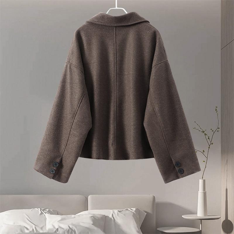 Укороченная куртка осень-зима для женщин, короткое пальто, твидовая куртка на молнии, укороченная демисезонная куртка для женщин, новинка в верхней одежде