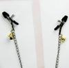 Nipple Clamps Clit Long Chain Bells   Restraints Nipple & Clitoral Toys
