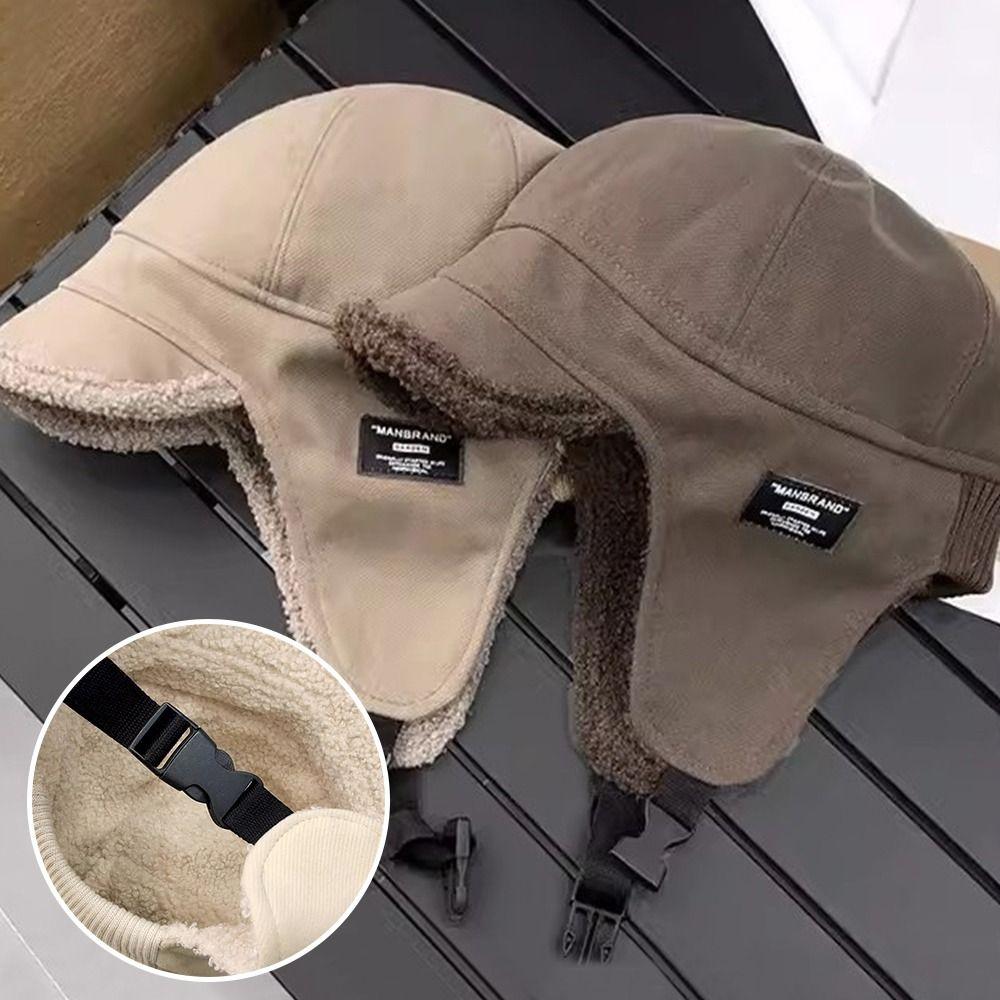 Warm Winter Cap Plush Ushanka Fur Hat Outdoors Ski Russian Cap for Men Women