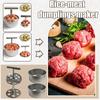 Meatball Maker, Stainless Steel Manual Meatball Making Tool, Multifunctional Kitchen Meatball Press, Meatball Squeezer, Cooking Gadget