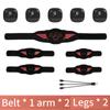 EMS Muscle Stimulator Abdominal Trainer Abs Toner Arm Belly Leg Exercise Workout Lose Weight Fat Burn Home Gym Fitness Equipment