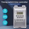 Automatic Time Control Switch Wall Hanging Weekly 7 Days Programmable Timer Waterproof Electronic Timing Controller 220V 30A