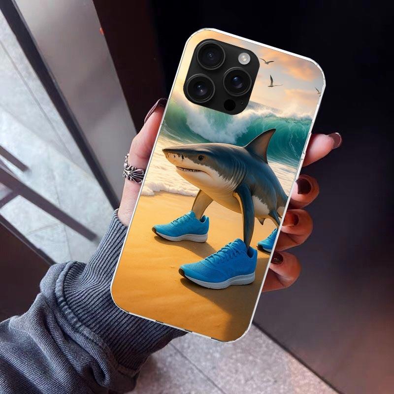Italian Brainrot Animals Phone Case For iPhone 17 Air 16 15 Pro Max 14 Plus 13 Mini 12 11 Cover 7 8 SE Silicone Shell Print Fund